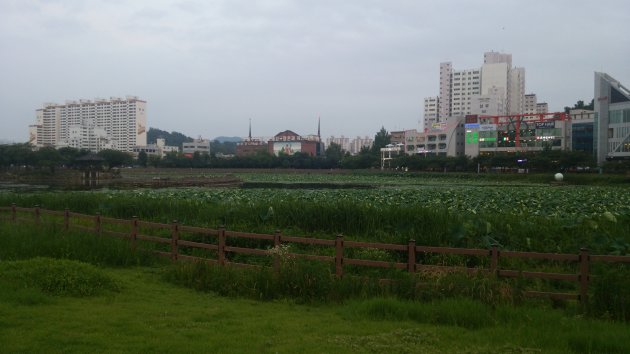 雲泉貯水池の風景